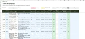 Accident Report Form Excel – CORRECTIVE ACTIONS
