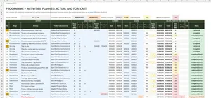 Construction Programme Template Excel – PROGRAMME