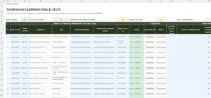 Lifting Equipment Register Excel – EXAMINATIONS
