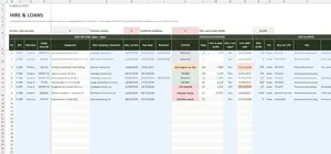 Lifting Equipment Register Excel – HIRE & LOANS