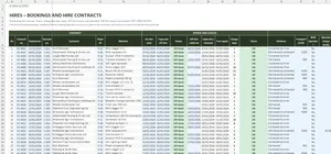 Plant Hire Software Excel – HIRES