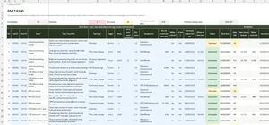 Preventive Maintenance Schedule Excel – PM TASKS