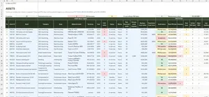 Preventive Maintenance Schedule Excel – ASSETS