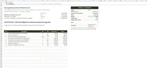 Quote Template Excel – QUOTE