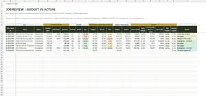 Quote Template Excel – JOB REVIEW