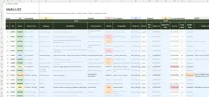 Snag List Template Excel – SNAG LIST