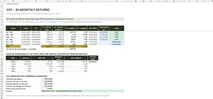 Sole Trader Bookkeeping Template Excel – VAT