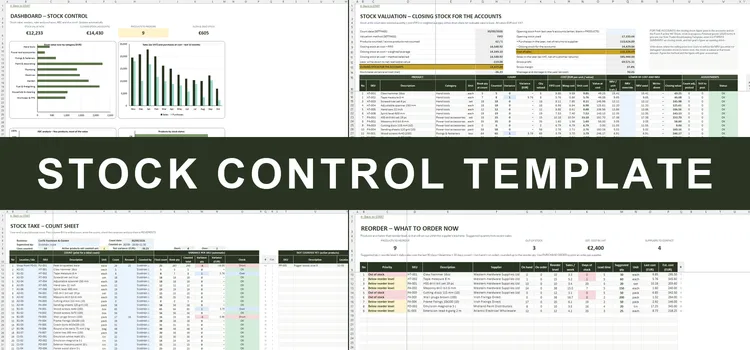 Stock Control Template Excel – Stock Control Template Excel